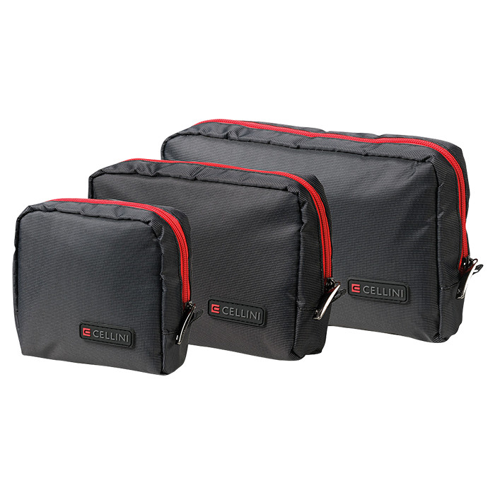 Anything Goes Travel Bags 3Pce Set - Black