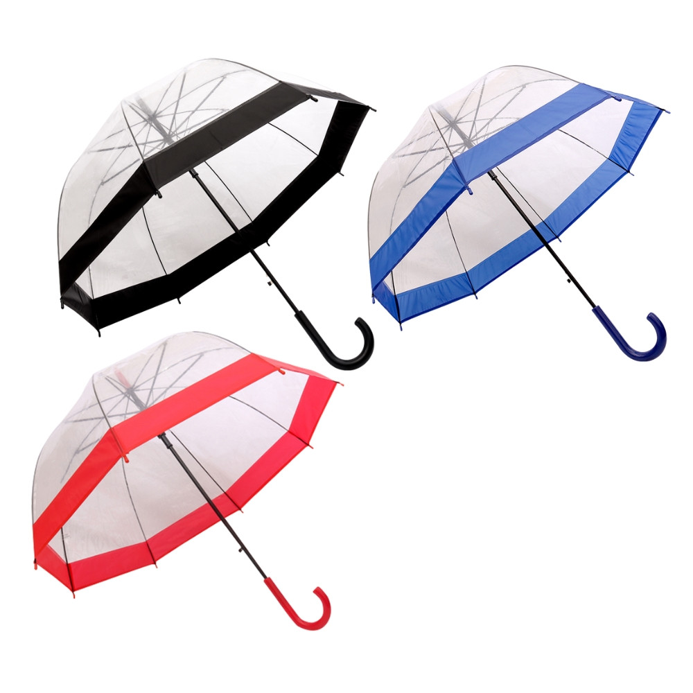 Dome Shaped Clear Umbrella