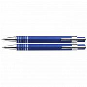 Lacquered Barrel Matching Ballpoint Pen and Clutch Pencil Se