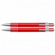 Lacquered Barrel Matching Ballpoint Pen and Clutch Pencil Se