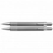 Lacquered Barrel Matching Ballpoint Pen and Clutch Pencil Se