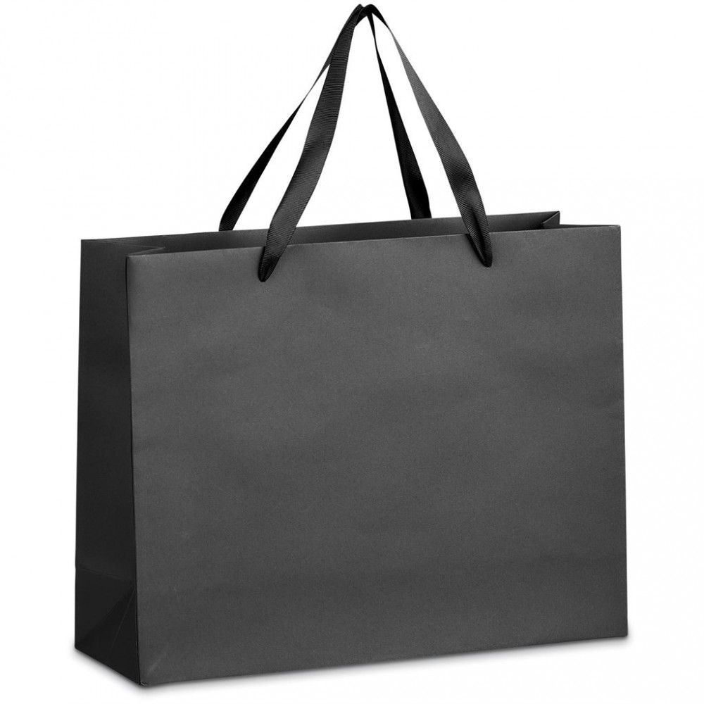 Ritz Midi Paper Gift Bag - Black