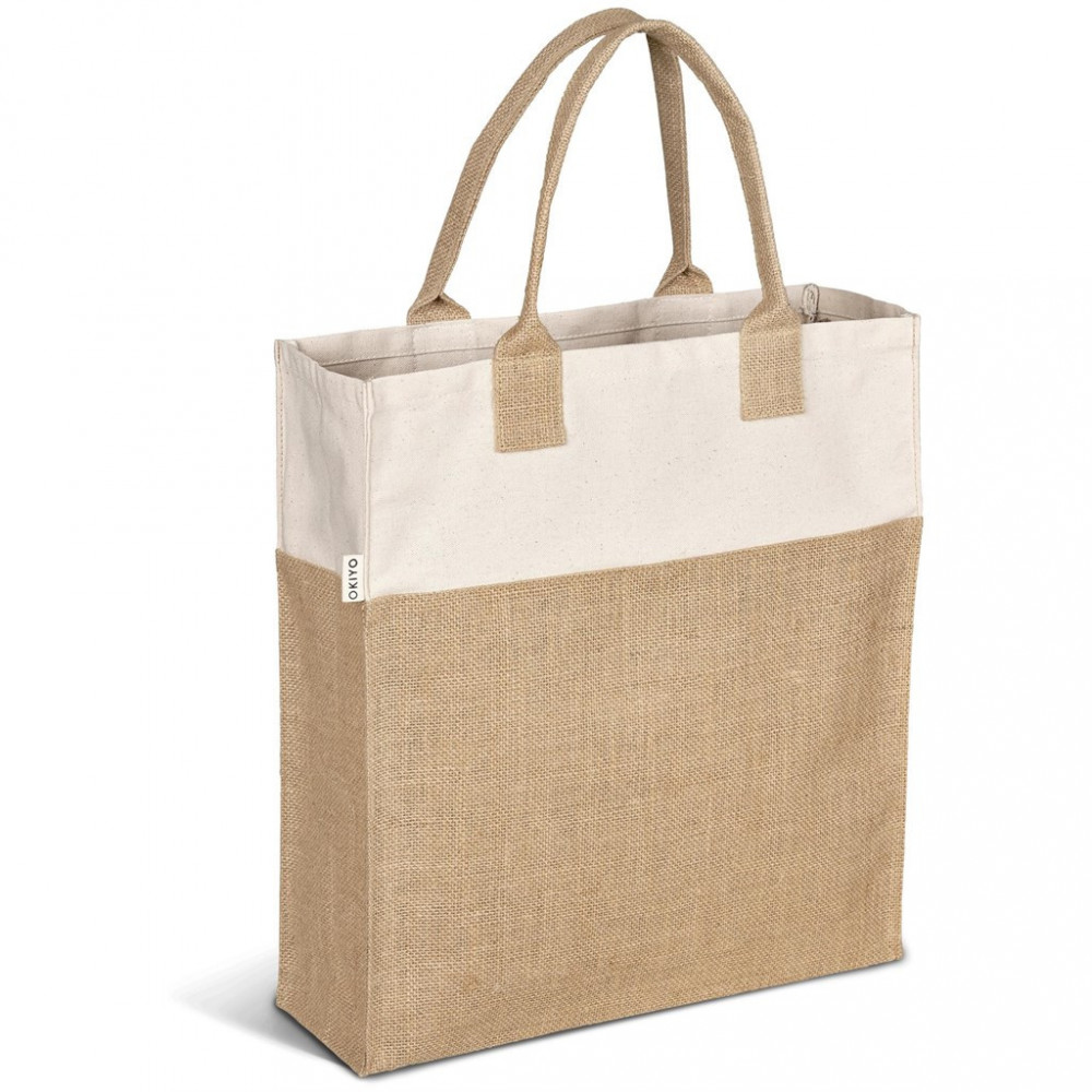 Atsui Jute & Cotton Tote - Natural