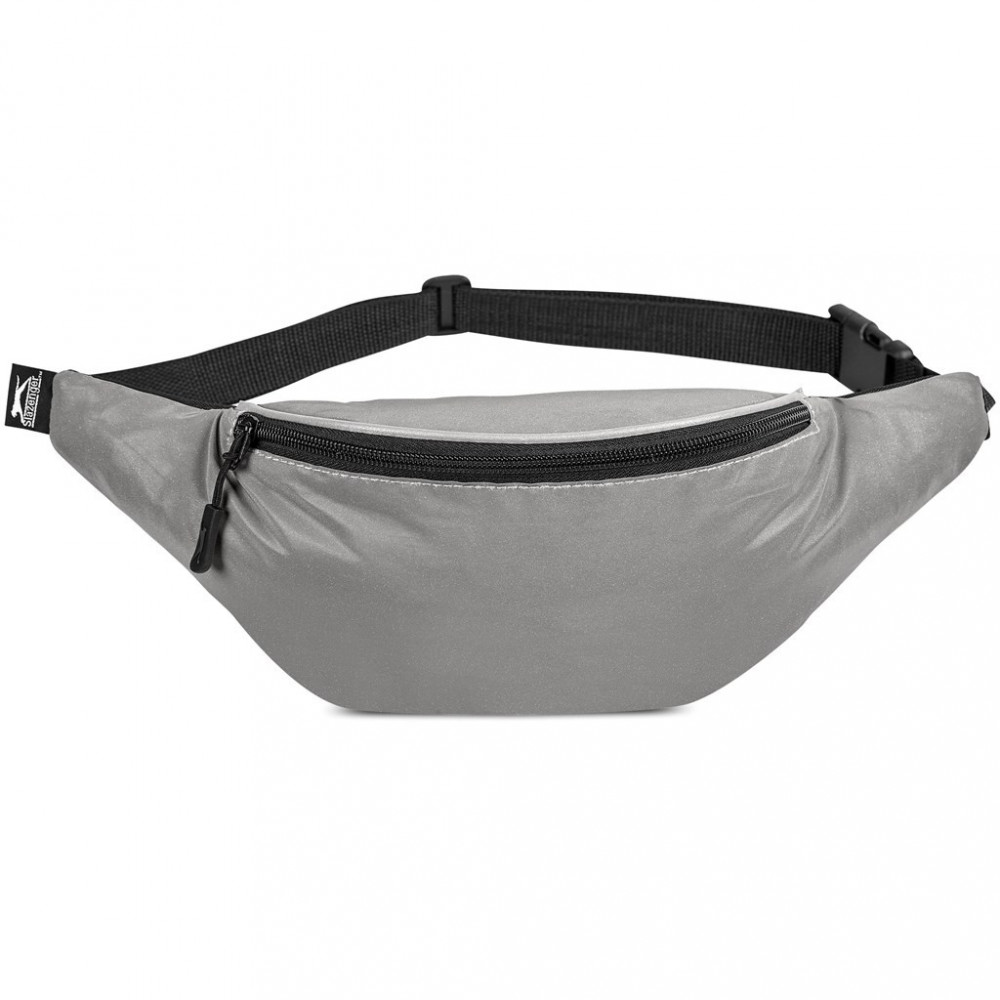 Olympia Reflective Waist Bag - Grey