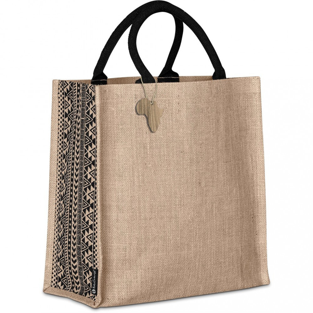 Symmetry Jute Tote