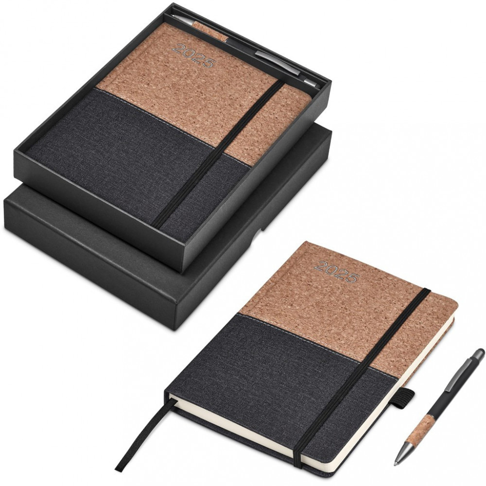 Toshi 2025 A5 Diary & Pen Set