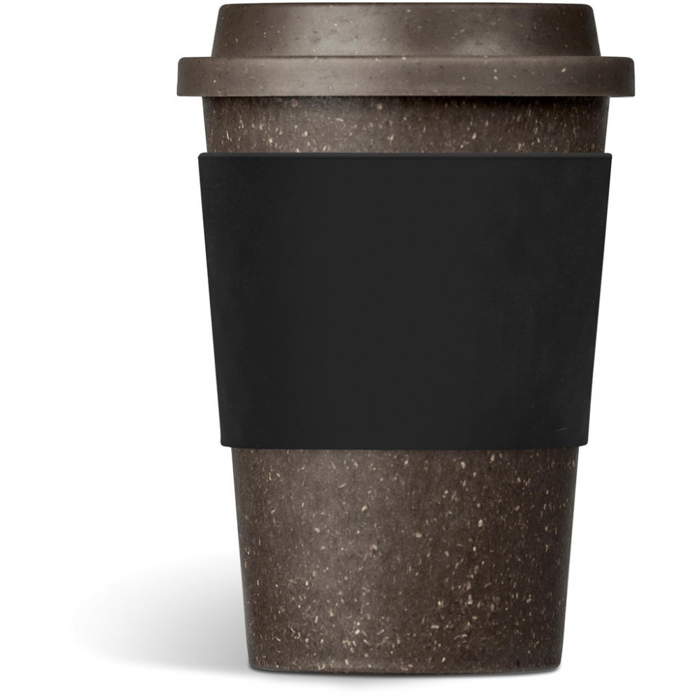 Brown Bean Plastic Double-Wall Tumbler – 400ml