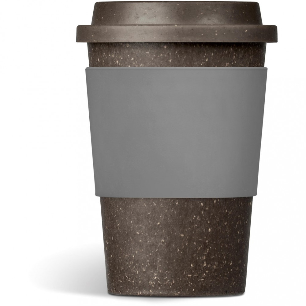 Brown Bean Plastic Double-Wall Tumbler – 400ml