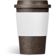 Brown Bean Plastic Double-Wall Tumbler – 400ml