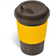 Brown Bean Plastic Double-Wall Tumbler – 400ml