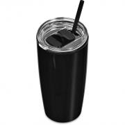 Daytona Plastic 2-in-1 Double-Wall Tumbler & Straw - 600ml