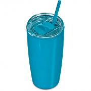 Daytona Plastic 2-in-1 Double-Wall Tumbler & Straw - 600ml