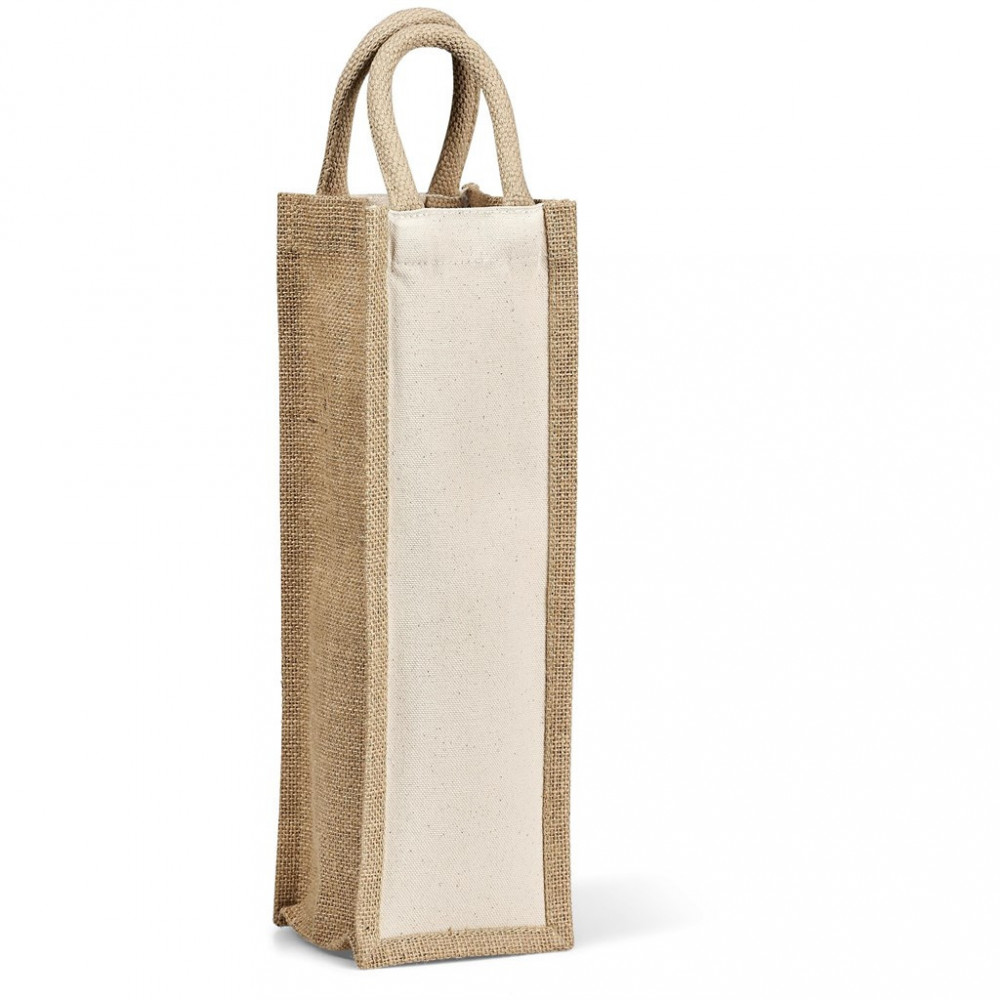 Inshu Jute & Cotton Wine Tote