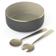 Afrique Dusk Salad Bowl & Servers Set