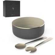 Afrique Dusk Salad Bowl & Servers Set