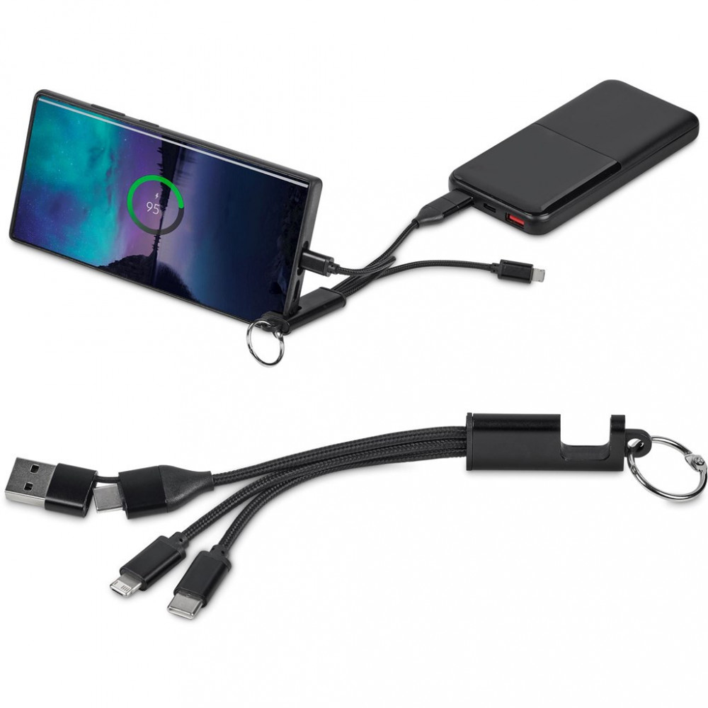 Furban 4-in-1 Charging Cable with Phone Stand