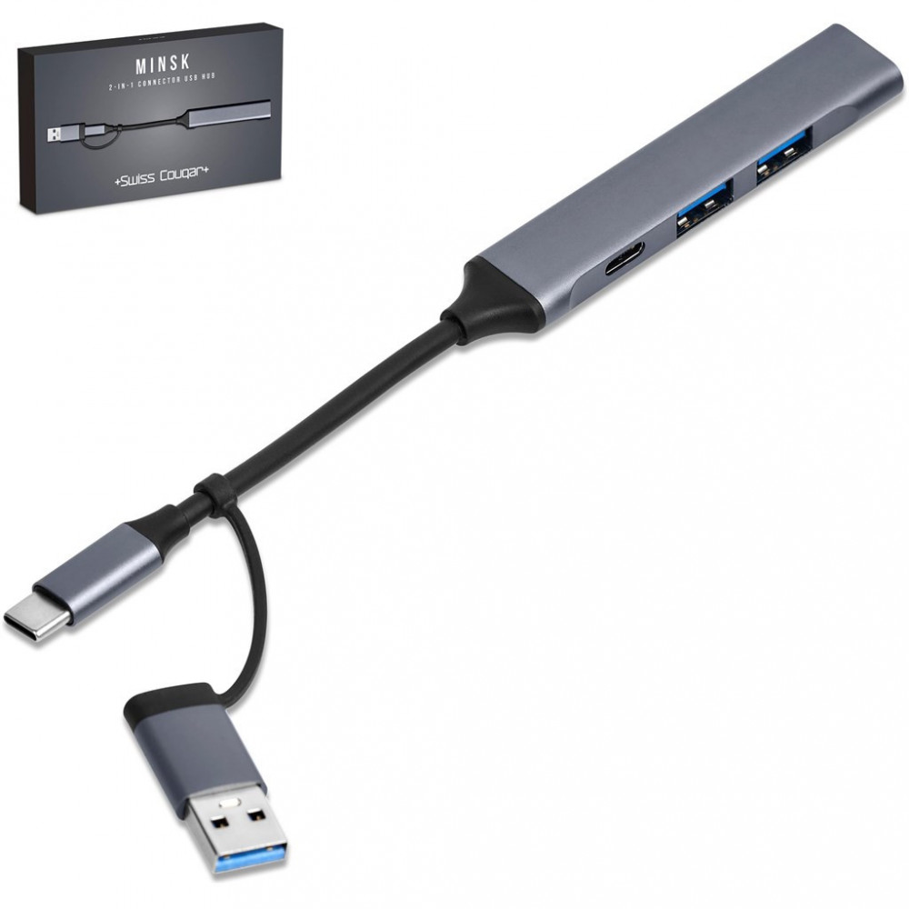 Minsk 2-in-1 Connector USB Hub