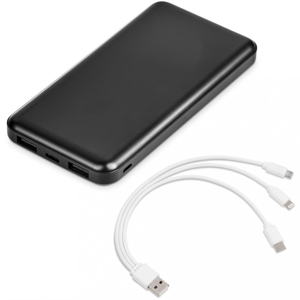 Kingpin Black 5 Compact Power Bank - 5,000mAh - Solid White