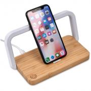 Yoru Bamboo Wireless Charger & Night Light