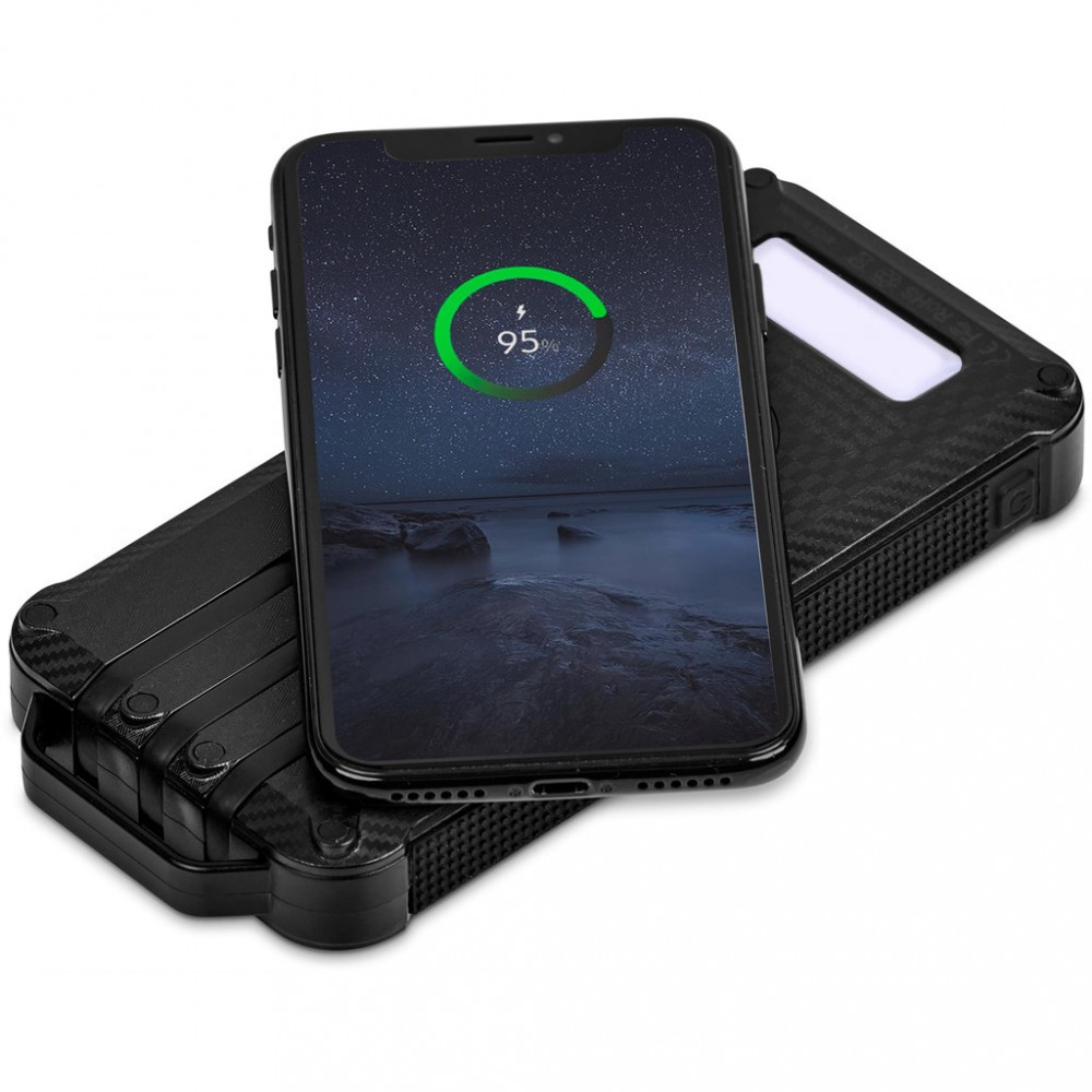 Havana Wireless Charging Solar Power Bank - 10 000mAh