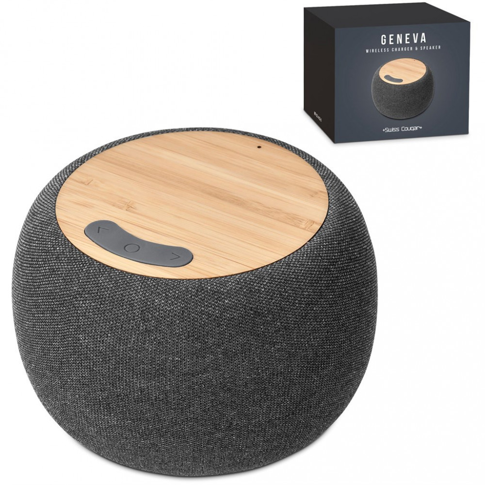 Geneva Wireless Charger & Bluetooth Speaker