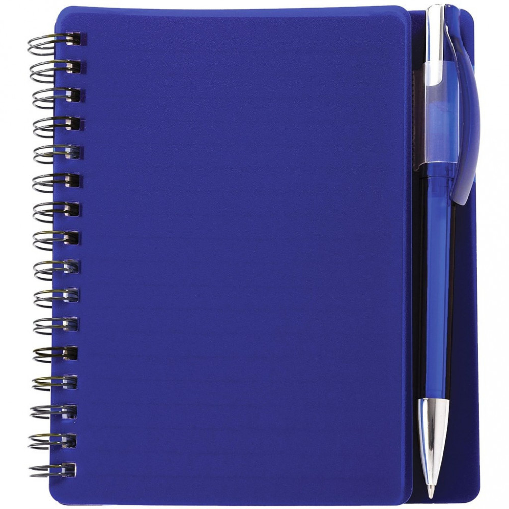 Plasma A6 Spiral Notebook & Pen