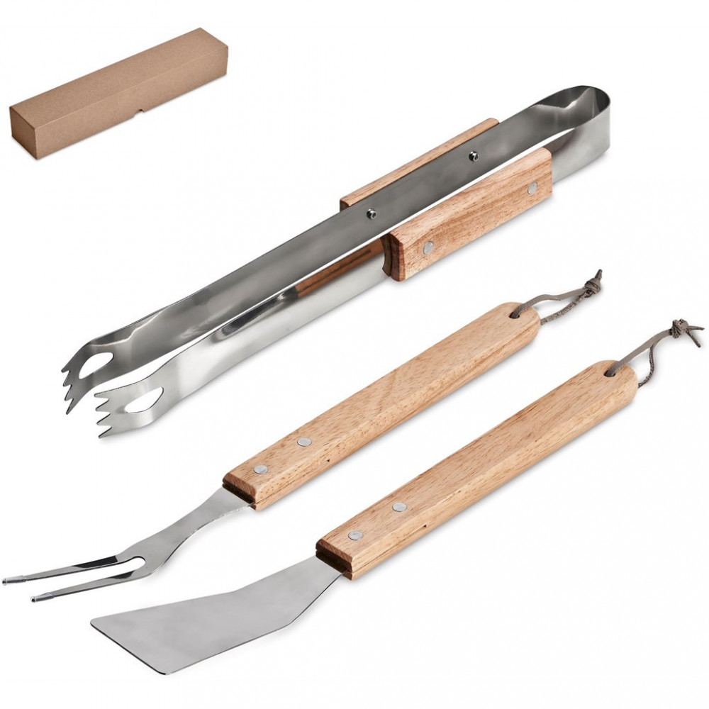 Palma Bamboo 3-Piece Braai Set