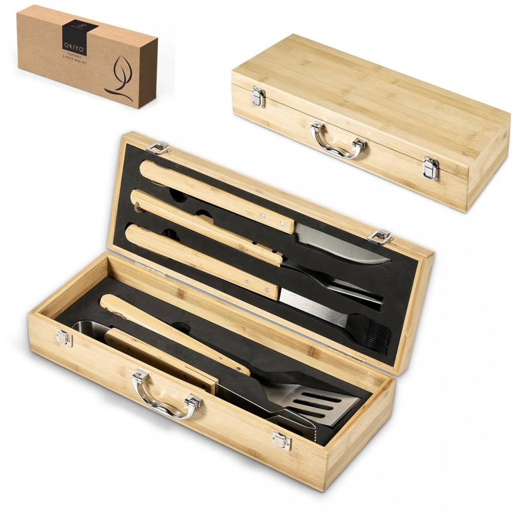 Yakiniku Bamboo 5-Piece Braai Set