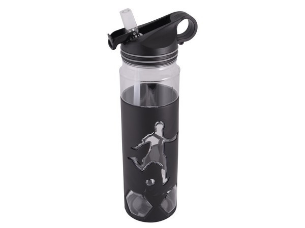 Soccer Waterbottle-Blue