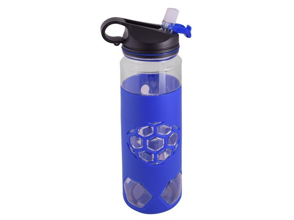 Soccer Waterbottle-Royal Blue