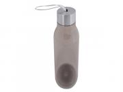 Cylinder Water Bottle - Transparent Black