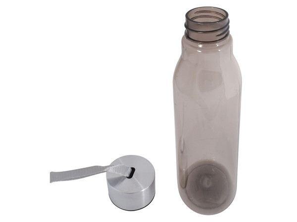 Cylinder Water Bottle - Transparent Black