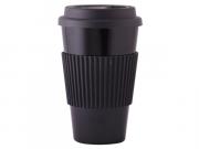 Bamboo 350ml Coffee Mug - Black