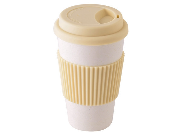 Bamboo 350ml Coffee Mug - Cream