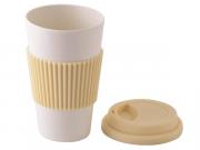 Bamboo 350ml Coffee Mug - Cream