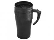 Plastic Travel Mug - Black