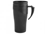 Plastic Travel Mug - Black