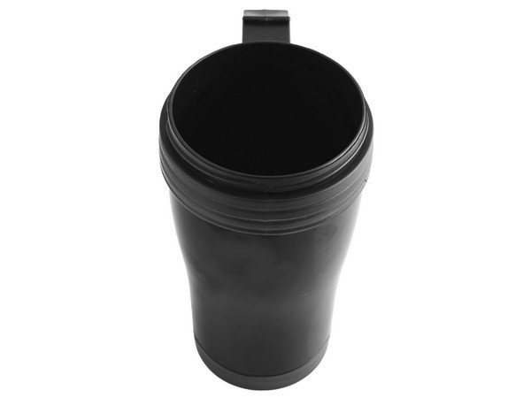 Plastic Travel Mug - Black