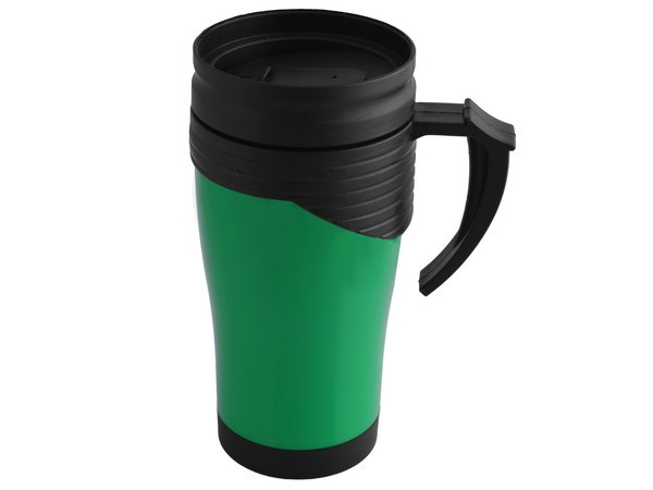 Plastic Travel Mug - Green