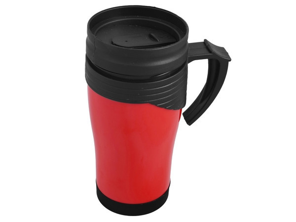 Plastic Travel Mug - Red