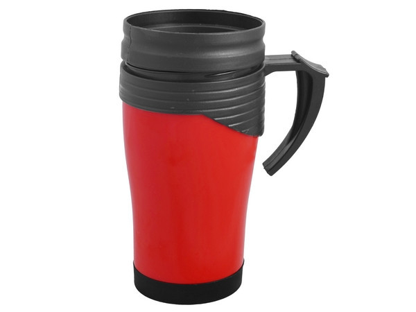 Plastic Travel Mug - Red