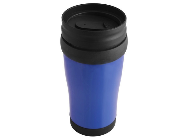 Plastic Carry Mug - Blue