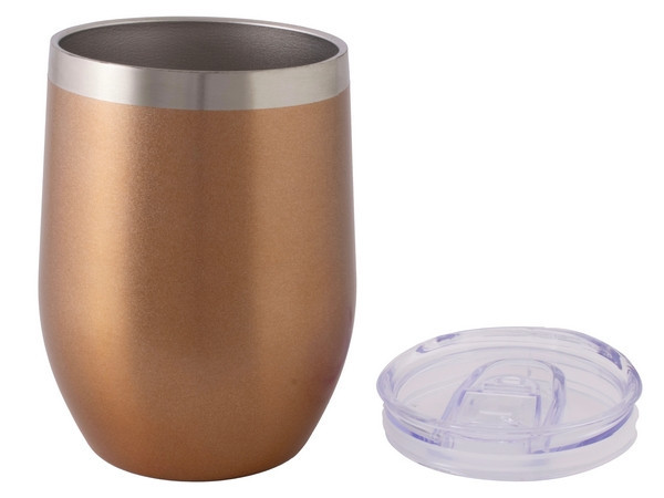 300ml Double Wall Coffee / Wine Tumbler - Copper