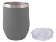 300ml Double Wall Coffee / Wine Tumbler - Grey