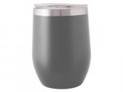 300ml Double Wall Coffee / Wine Tumbler - Grey