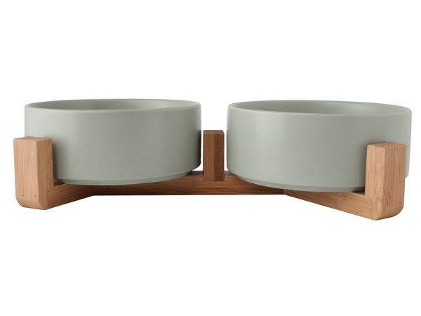 2-Piece Pet Bowl & Stand