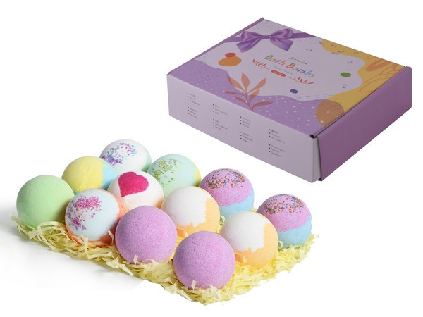 12-Piece Premium Bath Bombs