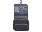 Velcro Hanging Toiletry Bag - Dark Grey