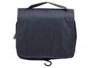 Velcro Hanging Toiletry Bag - Dark Grey