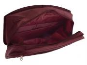 Velcro Hanging Toiletry Bag - Maroon